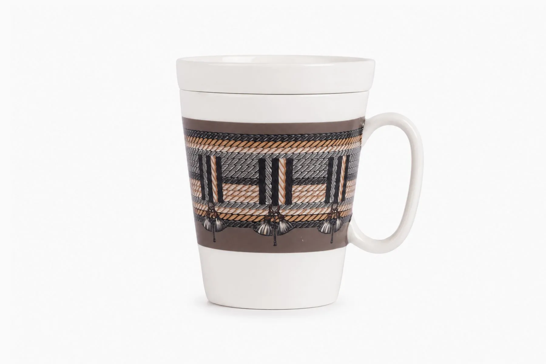 Cordage Coffee Mug With Lid - Wreath | Sokka Tableware | The House of Things