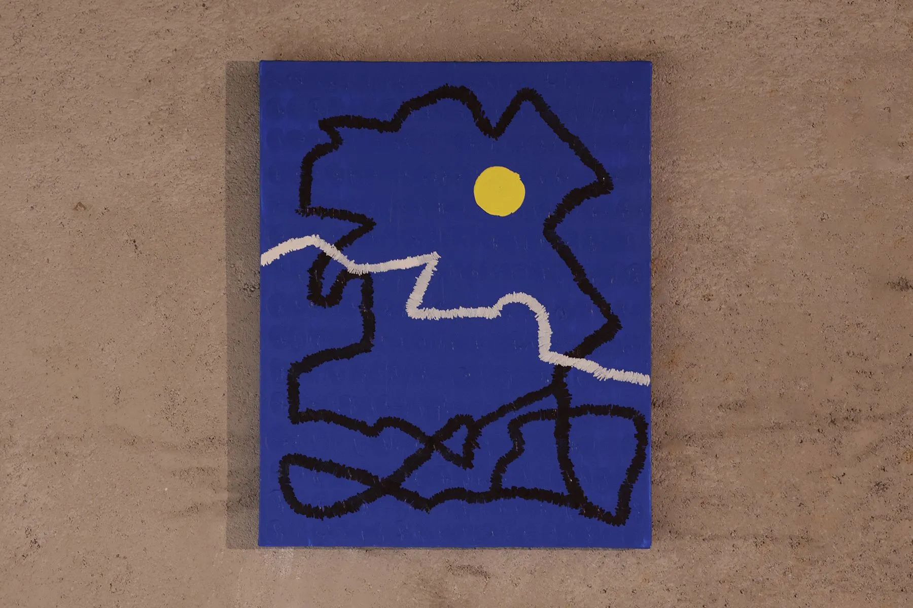 Singular Axis Wall Art - Cobalt Blue | By Punit | The House of Things