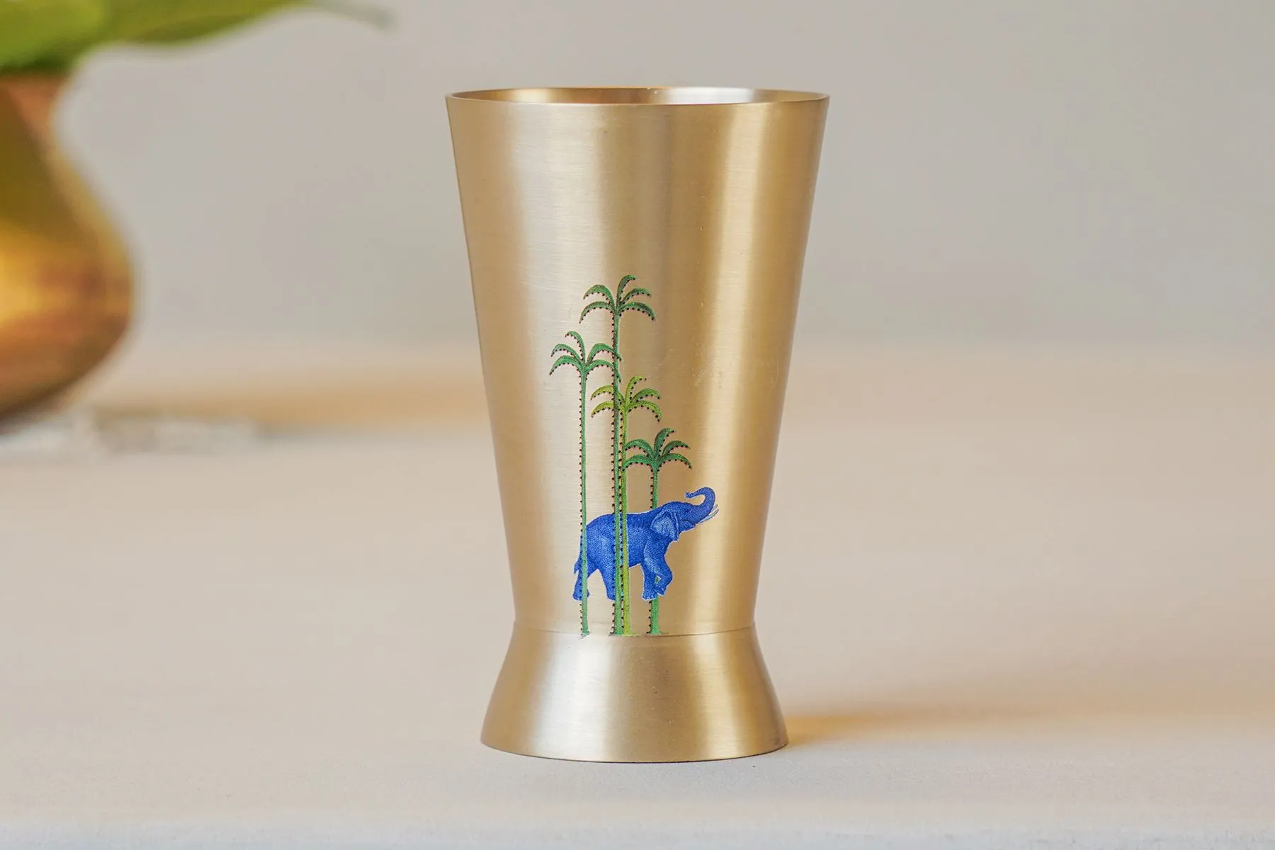 Aana Brass Lassi Glass | Kaunteya | The House of Things