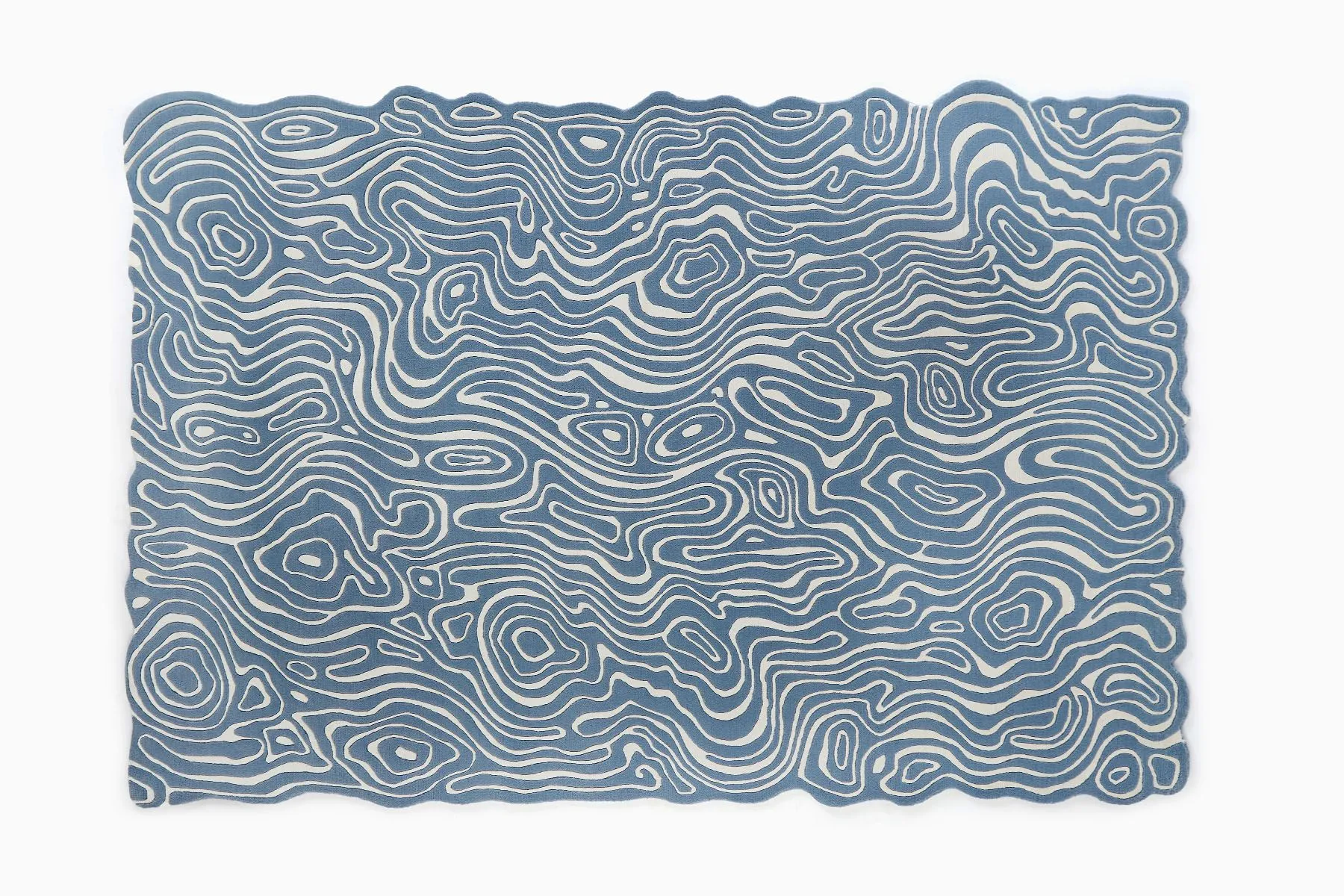 Wood Hand-knotted Rug| Hatsu | The House Of Things