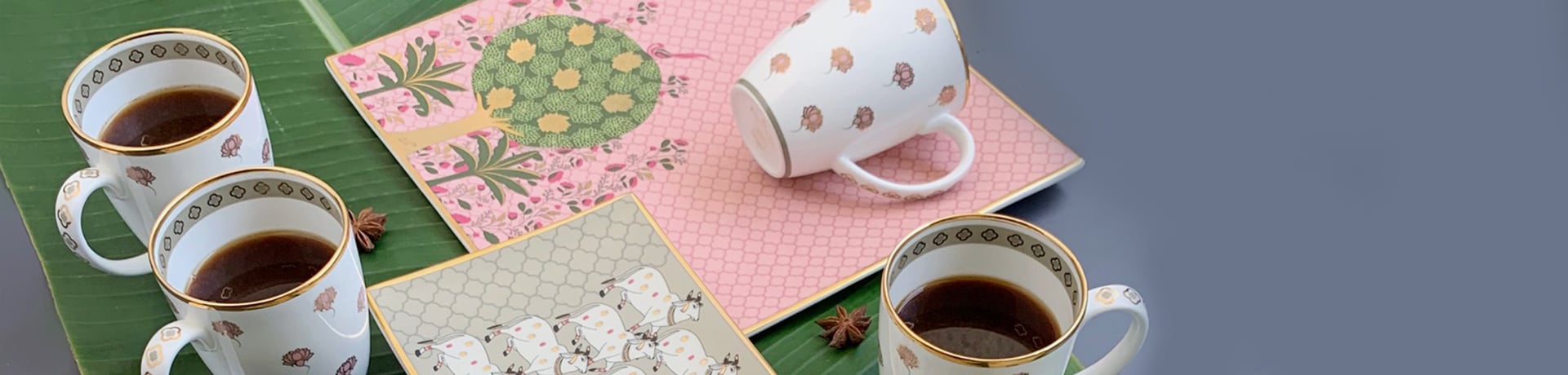 Kaunteya : Designer Set of Cups & Teaware Online at The House of Things